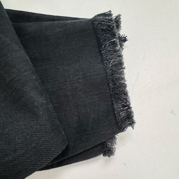 YSL Saint Laurent Mens Slim Fit Relaxed Jeans Mid Rise Designer Raw Hem Size 34 - Picture 9 of 16